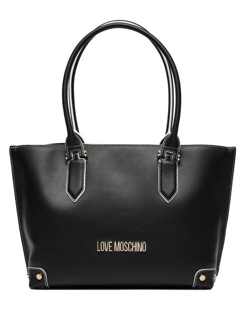 LOVE MOSCHINO BUNNY  Shopping Bag Nero - Borse Donna