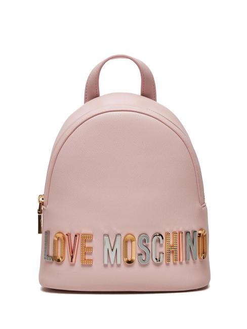 LOVE MOSCHINO COLORFUL LOGO Zainetto  cipria - Borse Donna