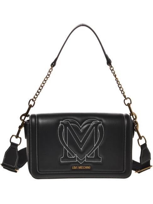 LOVE MOSCHINO MY HEART Borsa a spalla, con tracolla Nero - Borse Donna