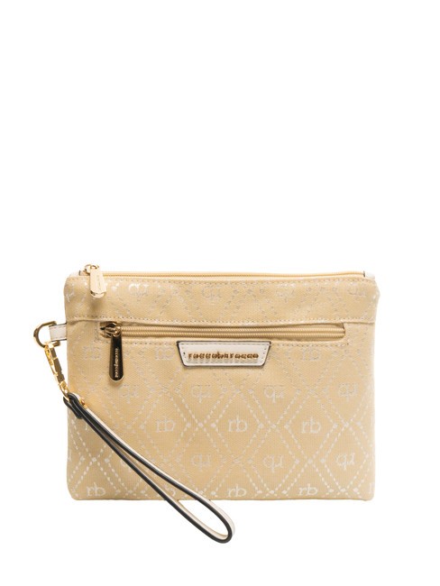 ROCCOBAROCCO FRIDA Pochette a mano off white - Borse Donna