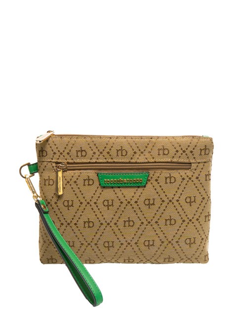 ROCCOBAROCCO FRIDA Pochette a mano green - Borse Donna