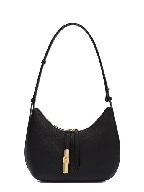 FURLA GOCCIA Borsa a spalla pelle martellata Nero - Borse Donna