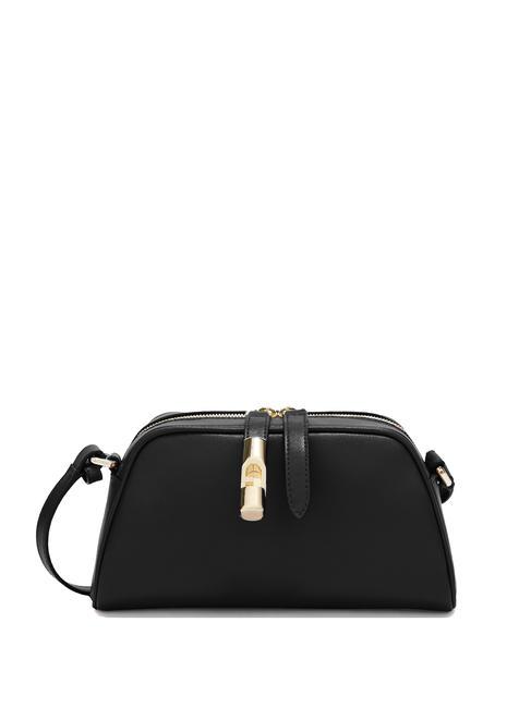 FURLA GOCCIA Borsa piccola in pelle a tracolla Nero - Borse Donna