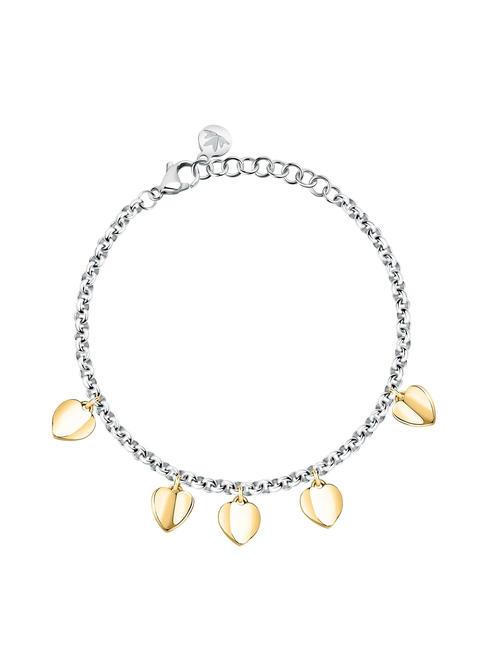 MORELLATO PAILETTES Bracciale charms cuori ARGENTO - Bracciali Donna