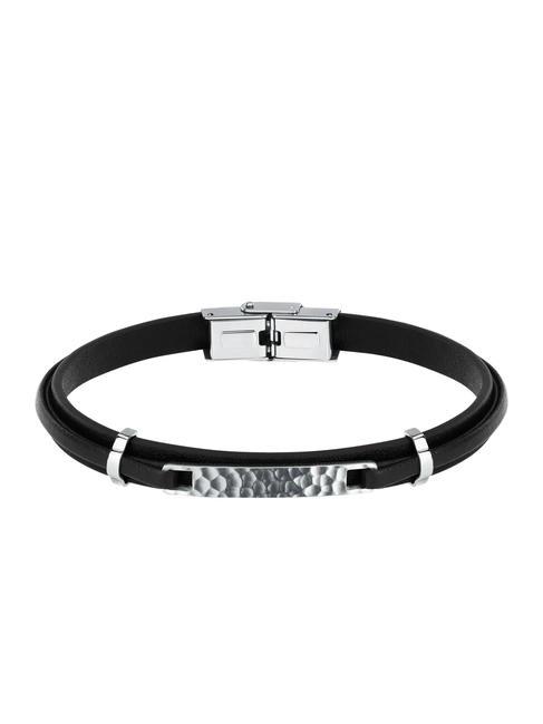 SECTOR BANDY Bracciale in pelle Nero - Bracciali Uomo