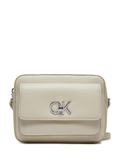 CALVIN KLEIN RE-LOCK Mini Bag a tracolla gray morn - Borse Donna