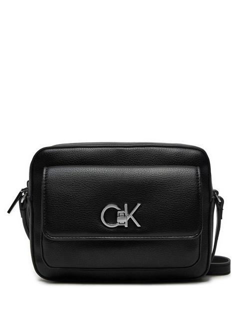 CALVIN KLEIN RE-LOCK Mini Bag a tracolla ck black - Borse Donna