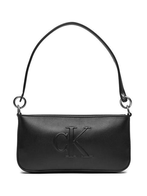 CALVIN KLEIN CK JEANS SCULPTED Borsa a spalla pvh black - Borse Donna