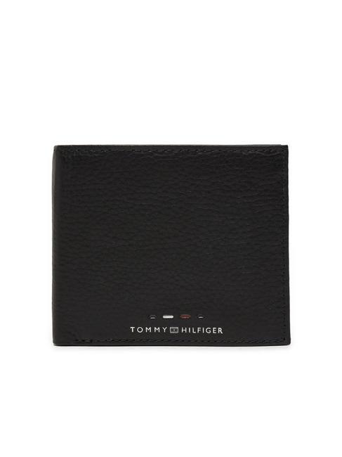 TOMMY HILFIGER PREMIUM LEATHER Portafoglio pelle portamonete black - Portafogli Uomo