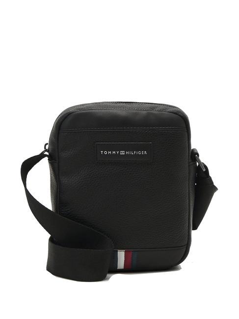 TOMMY HILFIGER BUSINESS PU Borsello mini black - Tracolle Uomo