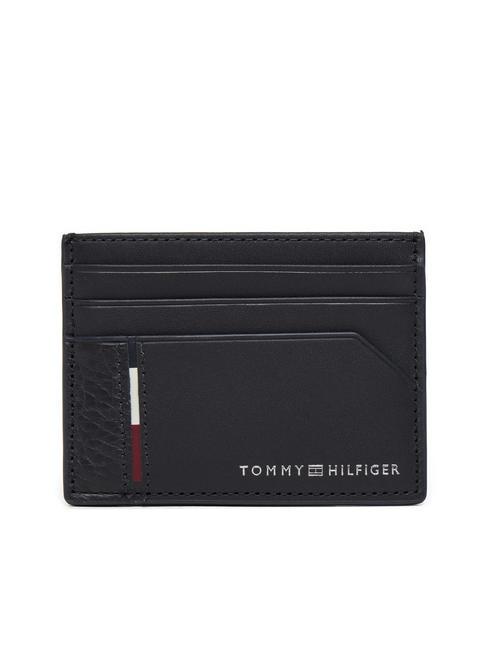 TOMMY HILFIGER CASUAL Portacarte di credito in pelle space blue - Portafogli Uomo