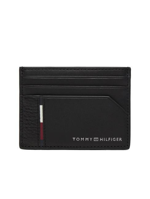 TOMMY HILFIGER CASUAL Portacarte di credito in pelle black - Portafogli Uomo