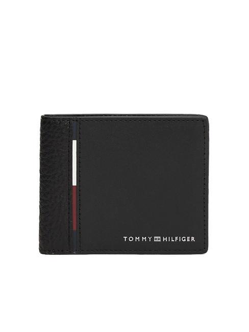 TOMMY HILFIGER CASUAL Portafoglio mini in pelle black - Portafogli Uomo