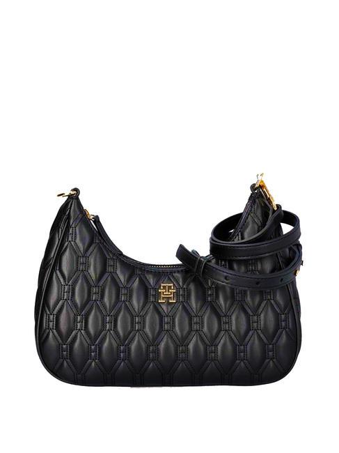 TOMMY HILFIGER REFINED Borsa trapuntata a tracolla black - Borse Donna