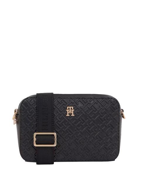 TOMMY HILFIGER DISTINCT Borsa camera case logo rilievo black - Borse Donna