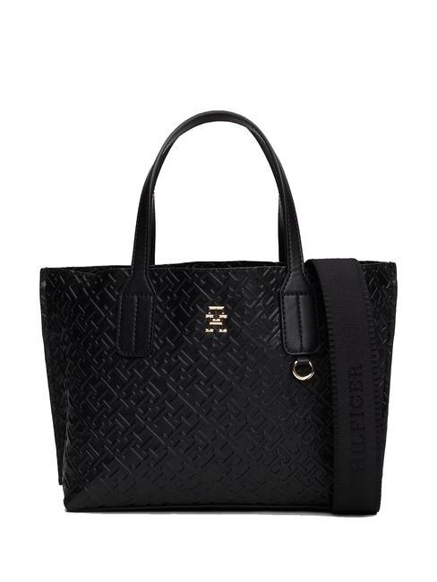 TOMMY HILFIGER DISTINCT Borsa tote con logo in rilievo black - Borse Donna