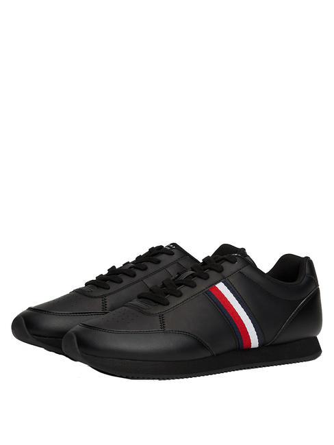 TOMMY HILFIGER RUNNER MIX Sneakers basse NERO - Scarpe Uomo