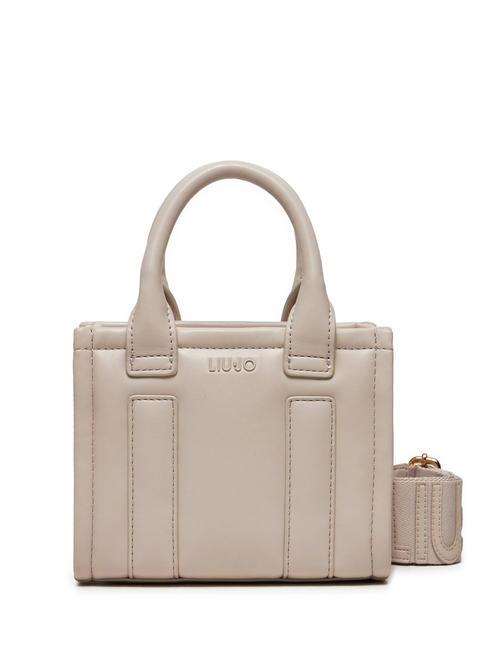 LIUJO RIDHI Borsa tote mini con tracolla true champagne - Borse Donna