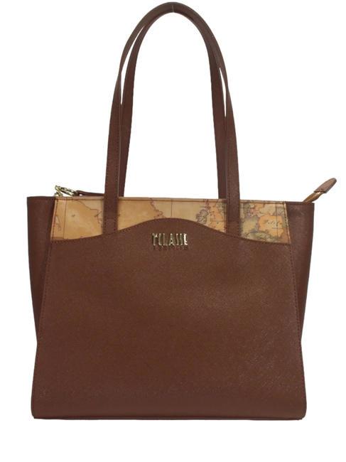 ALVIERO MARTINI PRIMA CLASSE DIGITAL CITY Shopping Bag castagna - Borse Donna