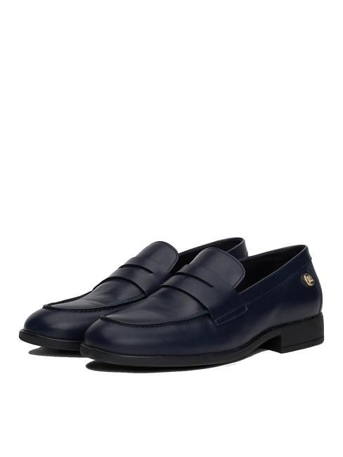 TOMMY HILFIGER STUD LEATHER Mocassini in pelle space blue - Scarpe Donna