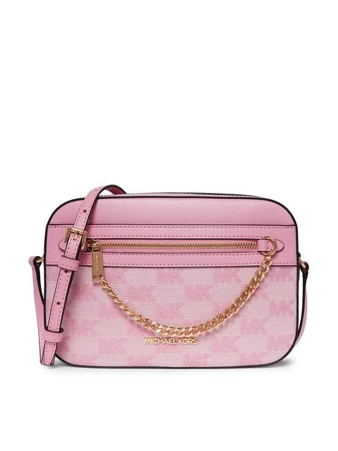 MICHAEL KORS JET SET LOGO Borsa jacquard a tracolla carnation - Borse Donna