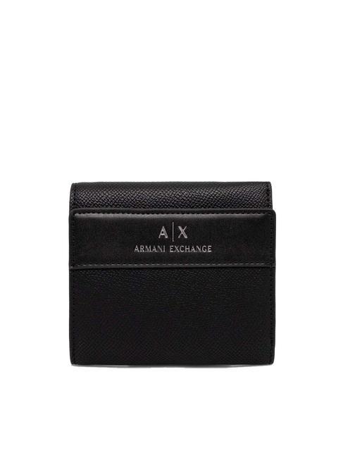 ARMANI EXCHANGE A|X Mini Portafoglio piccolo Nero - Portafogli Donna