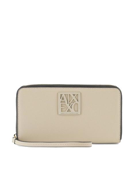 ARMANI EXCHANGE PORTAFOGLIO ZIP AROUND Con Polsierina pisco - Portafogli Donna