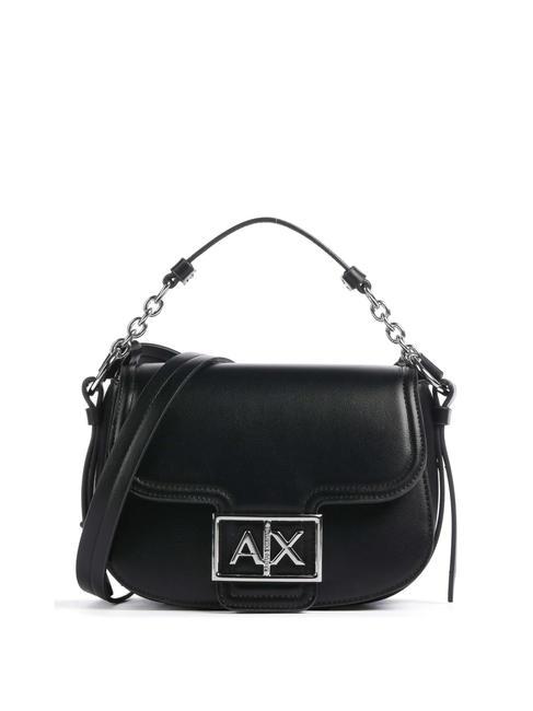 ARMANI EXCHANGE A|X BUCKLE Borsa mini roundend con tracolla Nero - Borse Donna