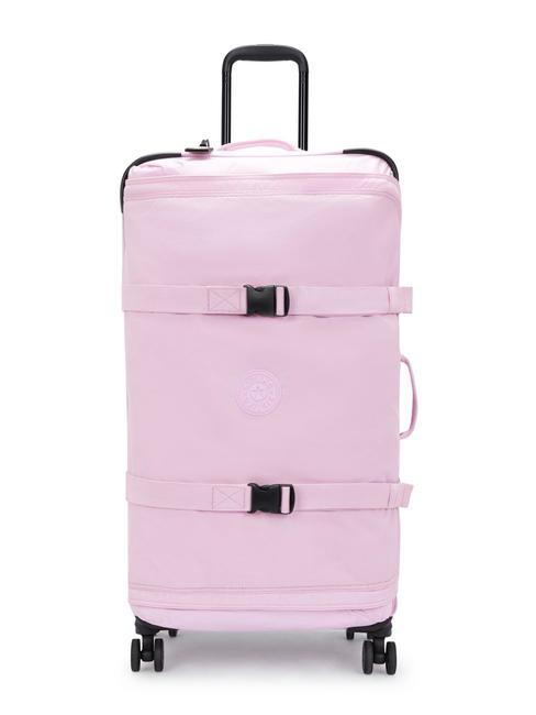 KIPLING SPONTANEOUS Trolley misura grande blooming pink - Trolley Semirigidi