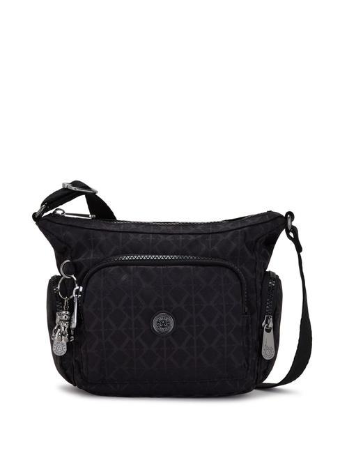 KIPLING GABBIE MINI Borsa piccola a tracolla signature black qvc - Borse Donna