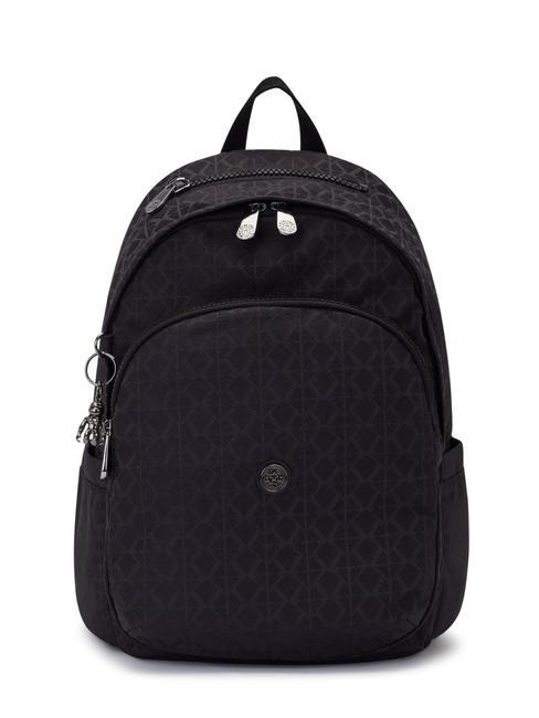 KIPLING DELIA M Zaino signature black qvc - Borse Donna