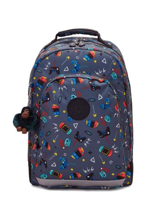 KIPLING CLASS ROOM Zaino porta pc 15" gaming grey - Zaini Scuola & Tempo Libero