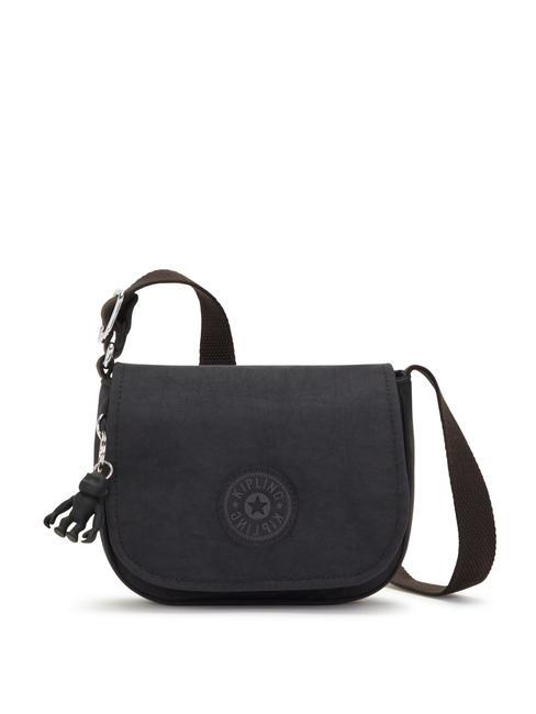 KIPLING LOREEN MINI Borsa mini con flap a tracolla black noir - Borse Donna