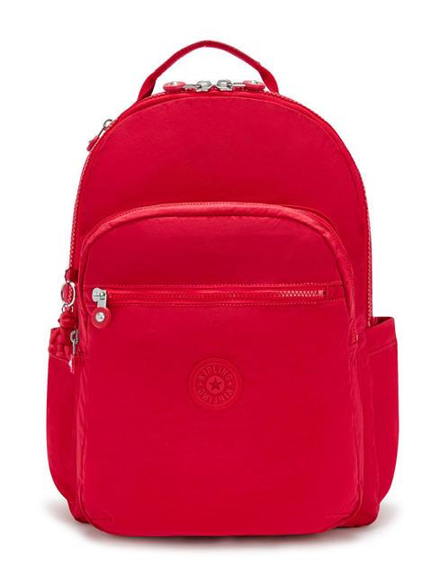 KIPLING SEOUL Zaino porta pc 15" red rouge - Zaini Scuola & Tempo Libero