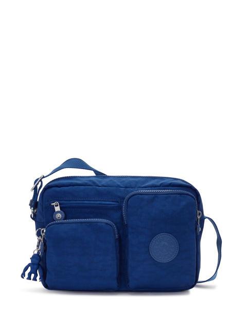 KIPLING ALBENA M Borsa a tracolla con tasche deep sky blue - Borse Donna