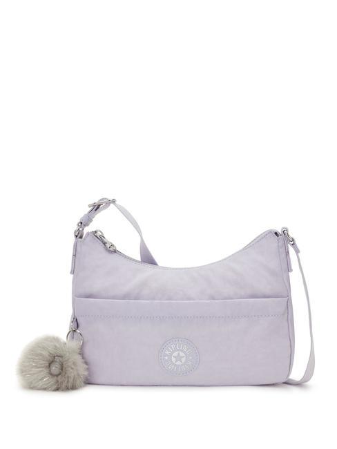 KIPLING LARYSA Borsa compatta a tracolla fresh lilac gg - Borse Donna