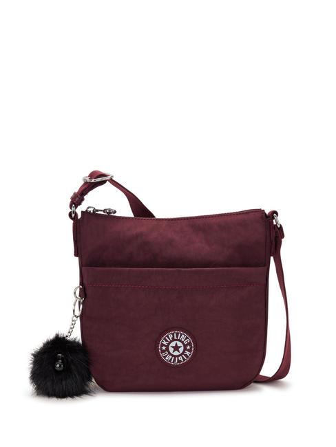 KIPLING LIBBIE Borsetta a tracolla deep burgundy g - Borse Donna