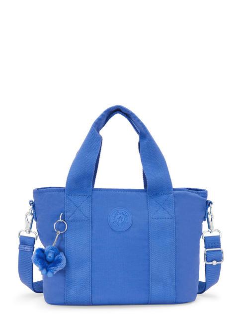 KIPLING MINTA M Borsa tote media con tracolla havana blue - Borse Donna