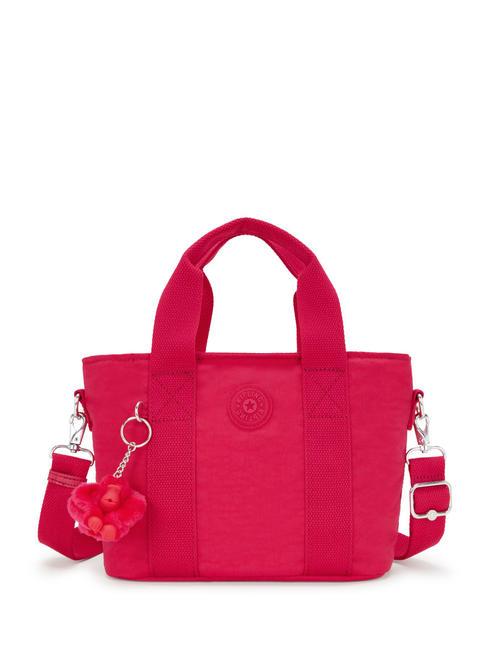 KIPLING MINTA Borsa tote media con tracolla confetti pink - Borse Donna