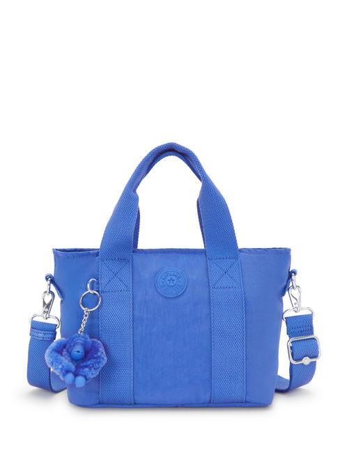 KIPLING MINTA Borsa tote media con tracolla havana blue - Borse Donna