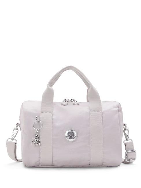 KIPLING BINA M Borsa bauletto con tracolla gleam silver - Borse Donna