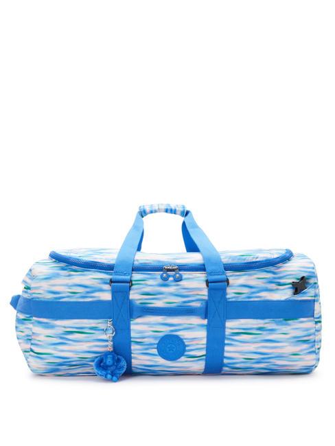 KIPLING JONIS M Borsone Zaino medio diluted blue - Borsoni