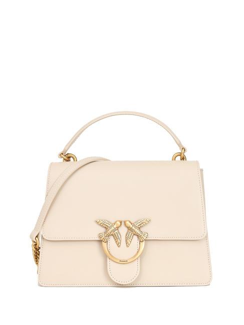 PINKO LOVE ONE  Borsa a mano, con tracolla beige-grigio fumo-antique gold - Borse Donna