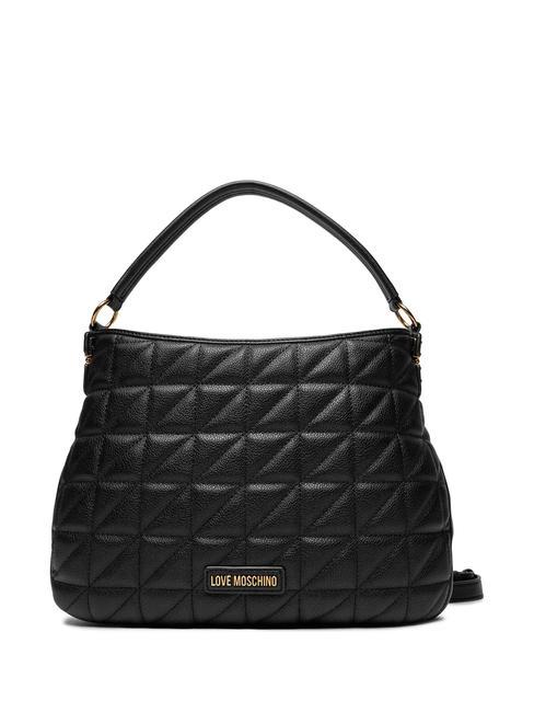 LOVE MOSCHINO CLICK HEART  Borsa a spalla, con tracolla Nero - Borse Donna