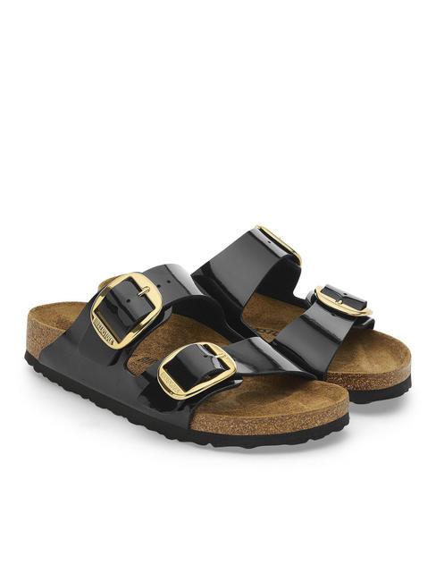 BIRKENSTOCK ARIZONA BIG BUCKLE Ciabattina vernice black - Scarpe Donna