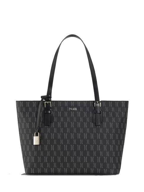 ALVIERO MARTINI PRIMA CLASSE MONOGRAM Shopping Bag a spalla Nero - Borse Donna