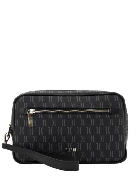 ALVIERO MARTINI PRIMA CLASSE MONOGRAM  Beauty con polsierina Nero - Beauty Case