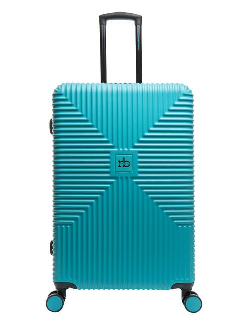 ROCCOBAROCCO ADVENTURE Trolley misura grande surf blue - Trolley Rigidi