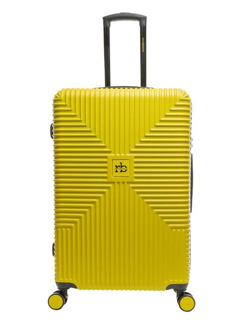 ROCCOBAROCCO ADVENTURE Trolley misura grande yellow - Trolley Rigidi