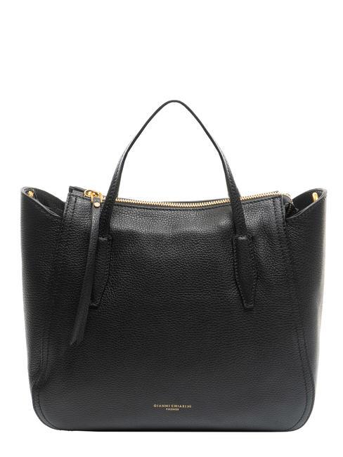 GIANNI CHIARINI MEGAN Borsa a mano, con tracolla, in pelle Nero - Borse Donna